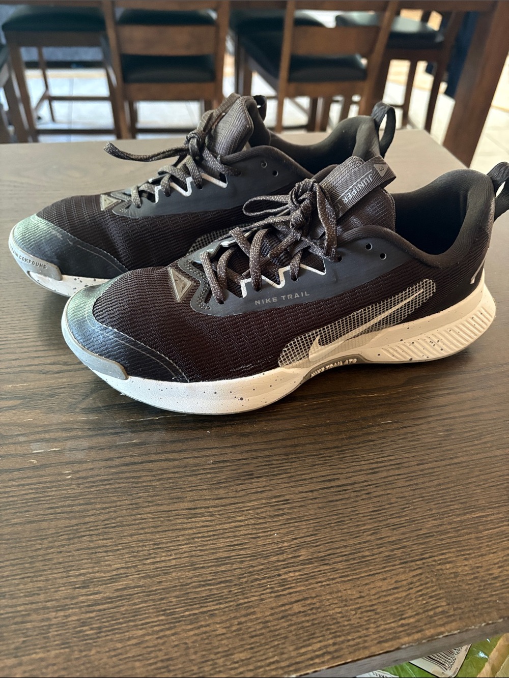 Nike Trail Running Shoes in Black and White
